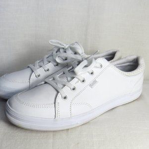 KEDS Center 2 Leather Shoes Sneakers SIZE 10 White